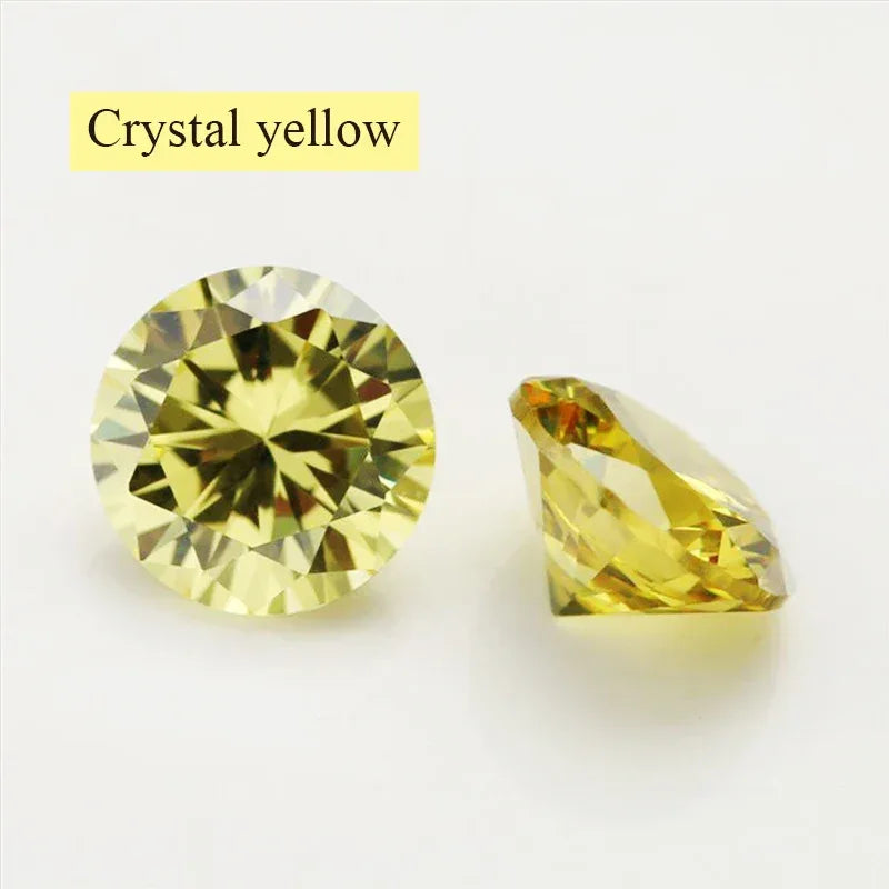 0.5-6ct Rare Colored Moissanite Loose Stone Real VVS1 Lab Grown Princess Crystal Yellow Pink Certified Heart Moissanite Diamonds - BAALAAZ
