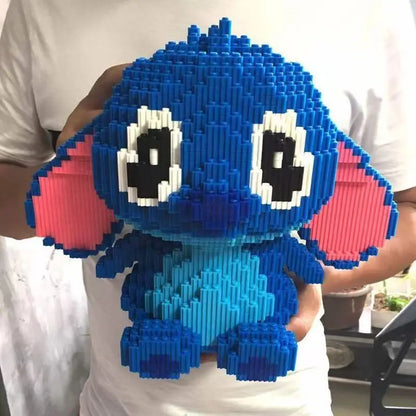 Herocross Disney Építő Kocka Stitch Giant Stitzer - Lego Kompatibilis Puzzle És Asztali Dekoráció