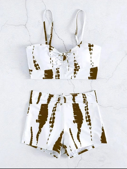 Magas Derékú Bikini Kötős