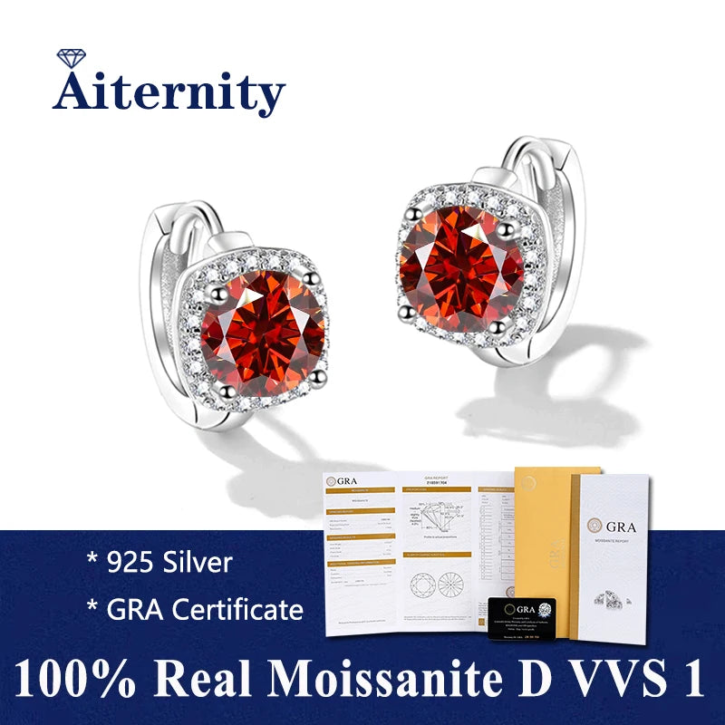 Moissanite Fülbevaló AITERNITY