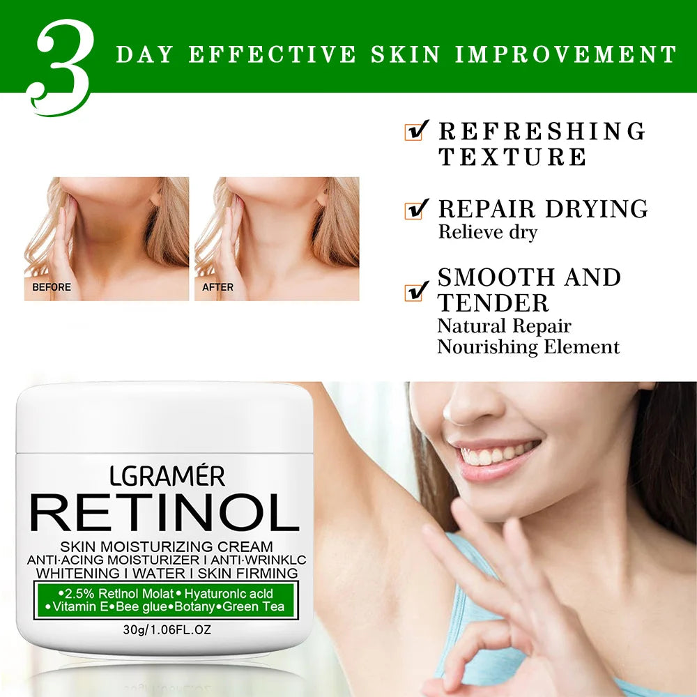 LGRAMER Retinol Fényesítő Krém