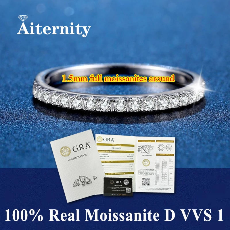 AITERNITY Moissanit S925 Gyűrű