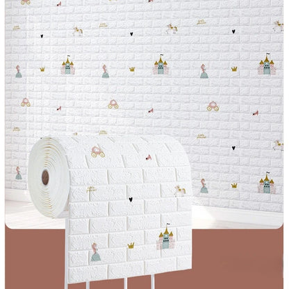 Self-Adhesive 3D Brick Wall Sticker