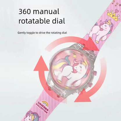 Unicorn Gyerek Óra Case Forgó