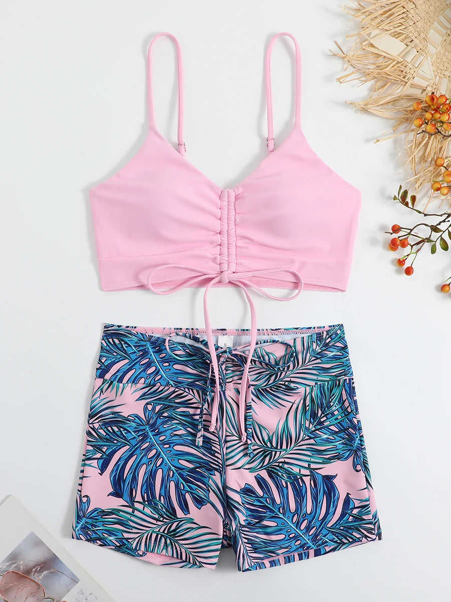 Magas Derékú Bikini Kötős