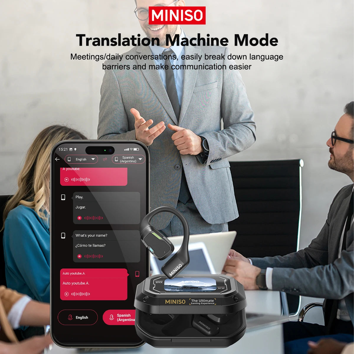 MINISO M98 AI Fülhallgató