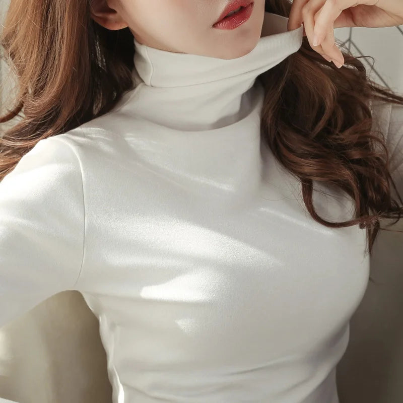 Női Fleece Felső Vastag Gallér