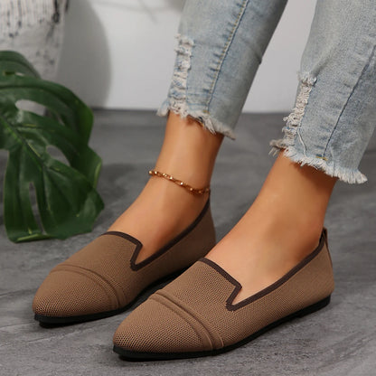RZSMTYA Women's Slipon Flat Shoes