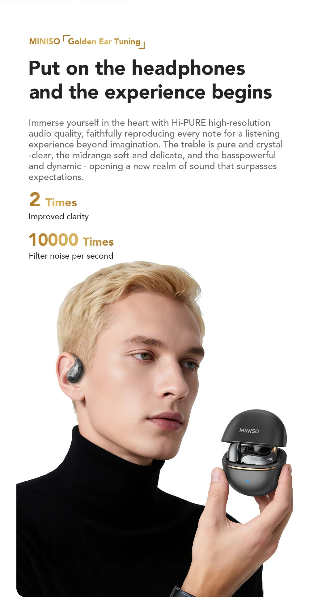 MINISO Bluetooth-Kopfhörer