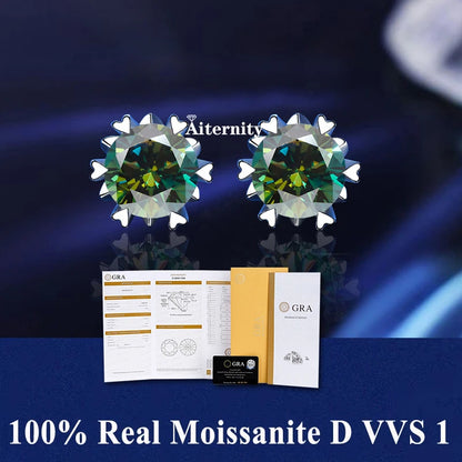 Moissanite Fülbevaló Aiternity