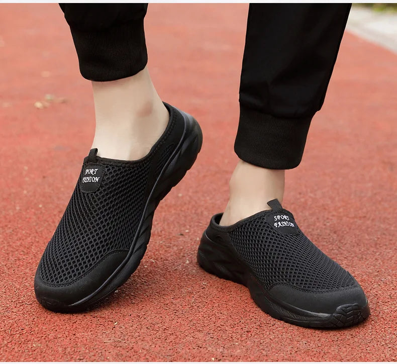 Férfi Nyári Papucs - Lélegző Hálós Slip-On Félcipő