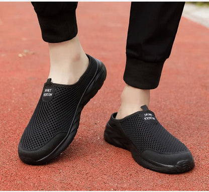 Férfi Nyári Papucs - Lélegző Hálós Slip-On Félcipő