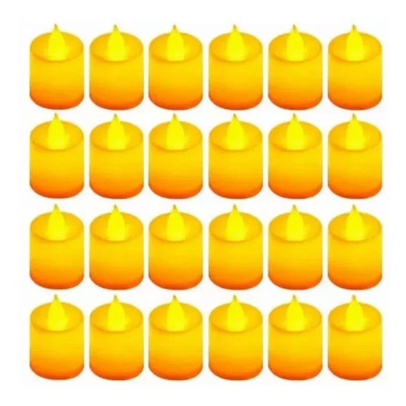 LED Gyertyák Égésmentes 24 Db