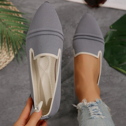 RZSMTYA Women's Slipon Flat Shoes