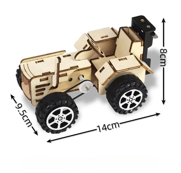 Traktor Modell 3D Fa Kirakó