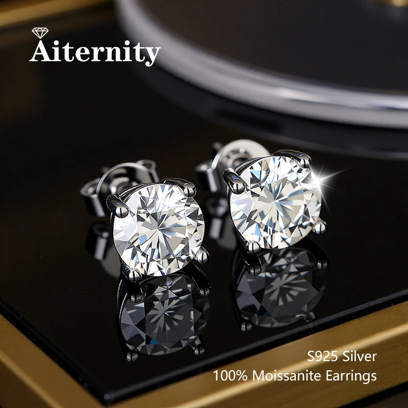 Aiternity Moissanite Fülbevaló