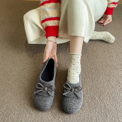 RZSMTYA Damenschuhe Flock