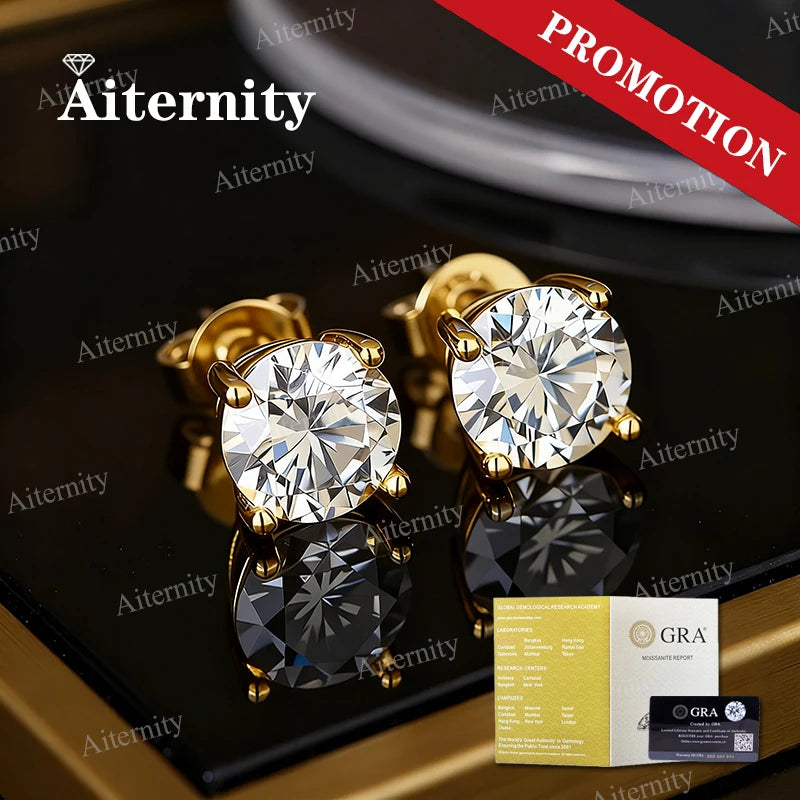 Moissanite Fülbevaló Aiternity