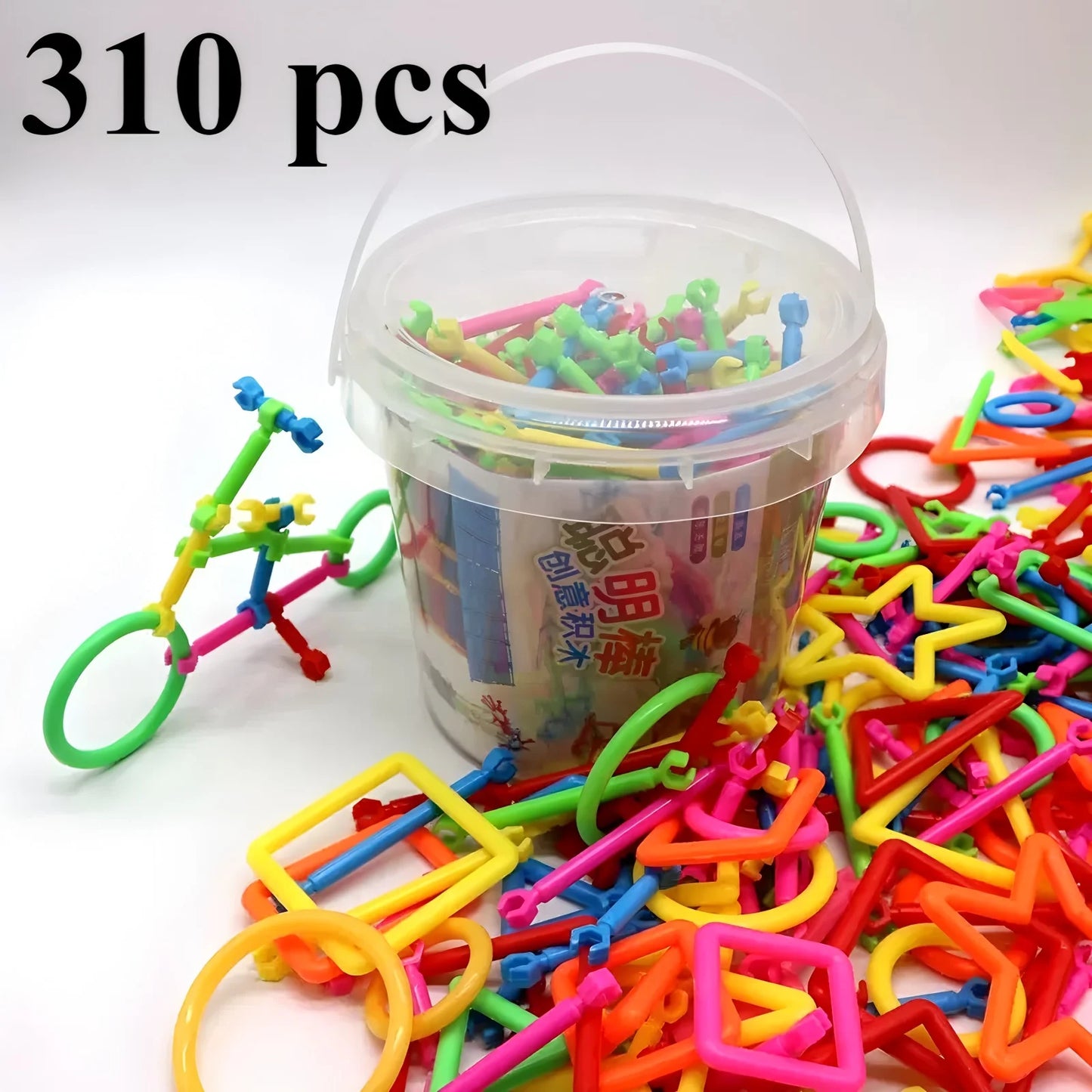 Színes Oktató 3D Puzzle Rudak