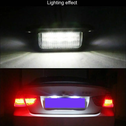 LED Rendszámvilágítás Fehér