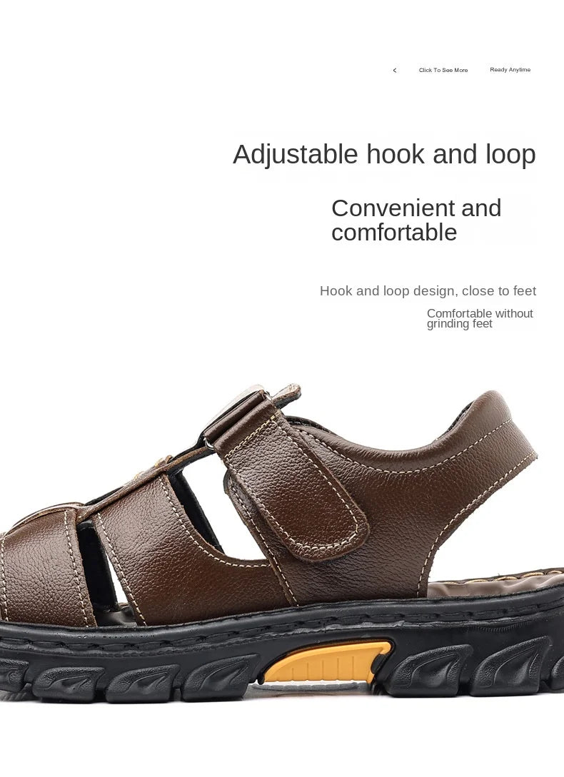 DUTRIEUX Herren-Sandalen Offen