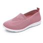 Női Slip-On Cipő - Lélegző Hálós Casual Lapos Cipő Tavaszi-Őszi Szezonra