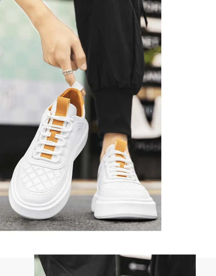 Férfi Casual Sportcipő - Lélegző Platform Sneaker
