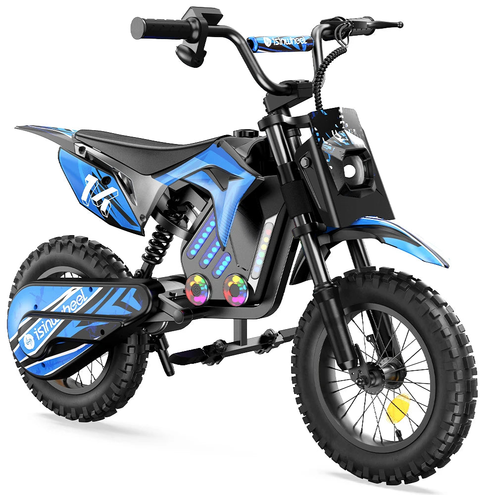 iScooter A14 Elektromos Cross Motor Gyerekeknek 500W - 27 km/h, 14 Hüvelyk, Terepjáró