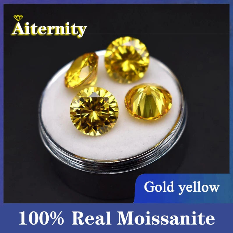 Moissanite VVS1 Színes DIY