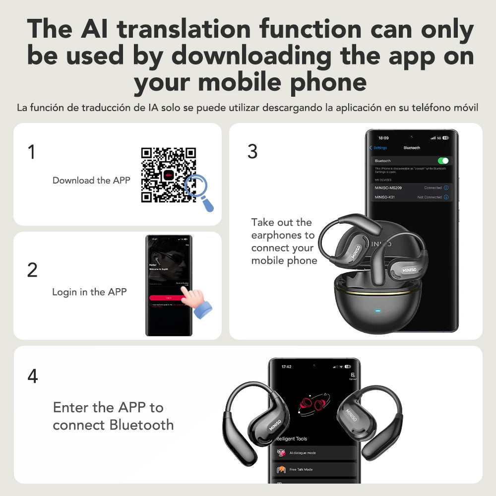 MINISO Bluetooth-Kopfhörer