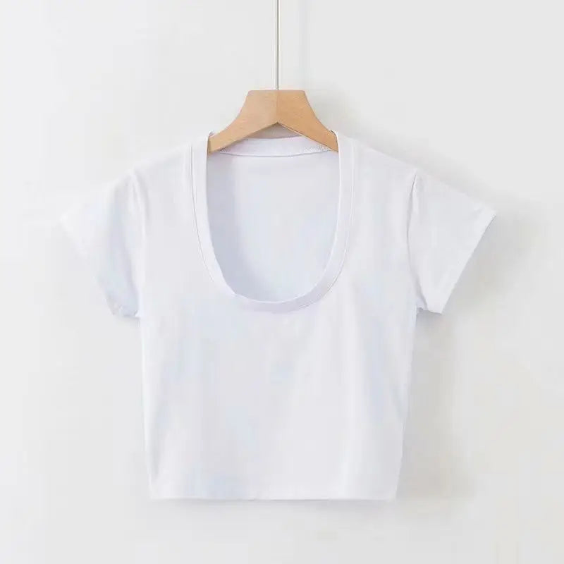 JEYONGZOOCN Damen Crop Top Slim