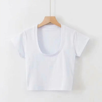 JEYONGZOOCN Damen Crop Top Slim