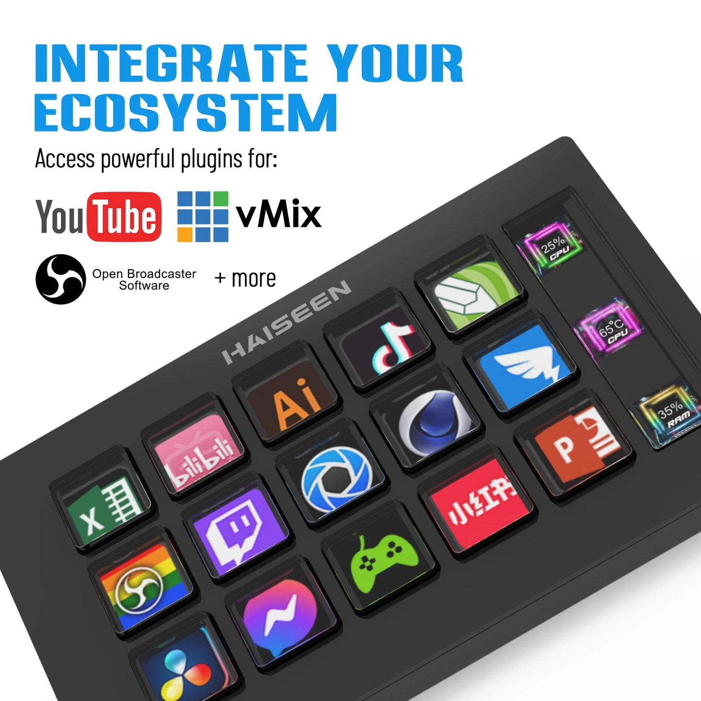Stream Deck 15 Gombok JIMITU