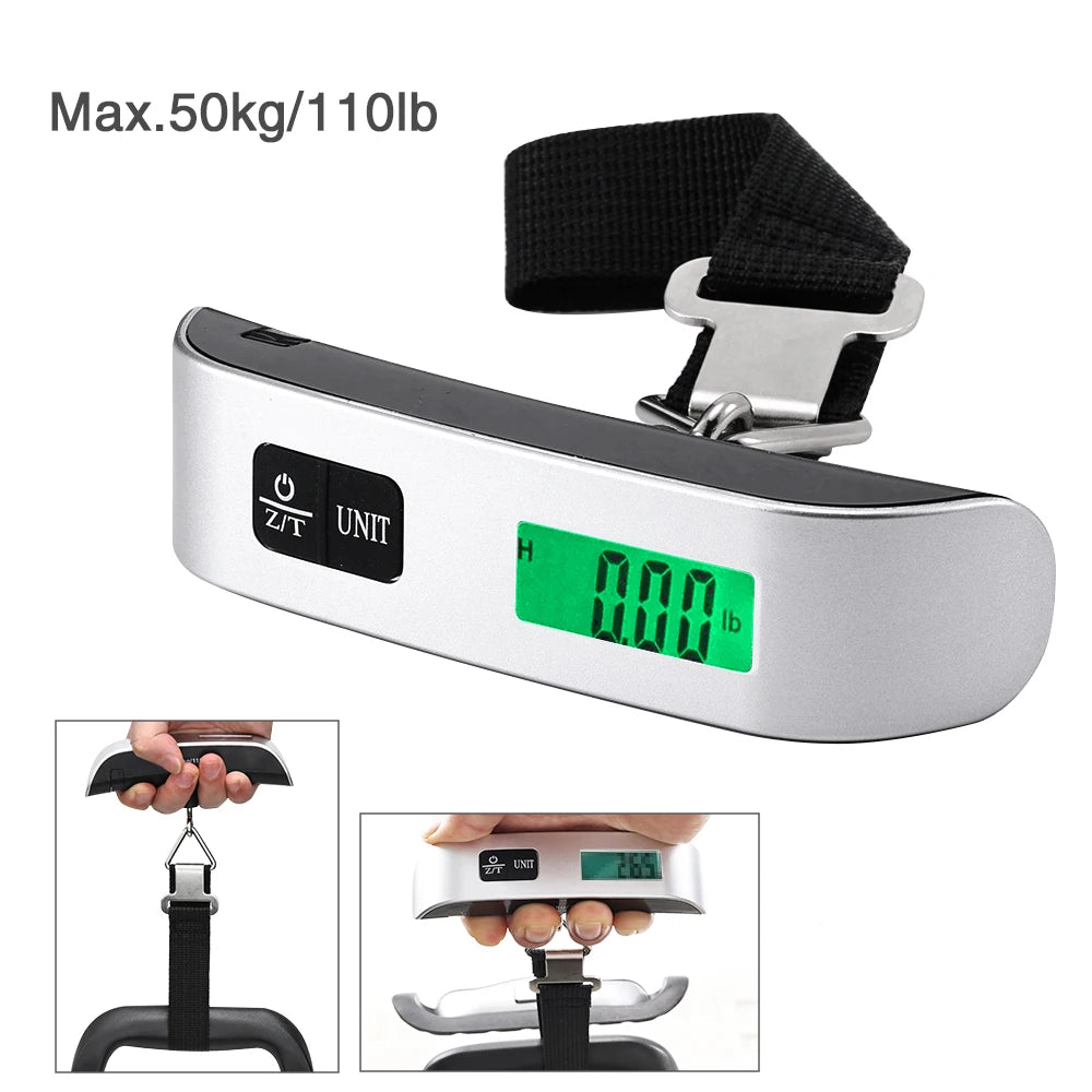 Bőröndmérleg LCD 50 Kg