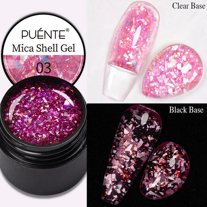 Puente Cat Eye Gel Fényes Kék