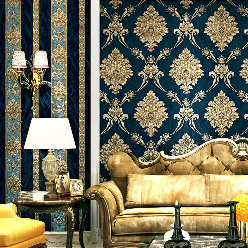 DZQCN Damask Tapéta PVC 3D