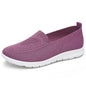 Női Slip-On Cipő - Lélegző Hálós Casual Lapos Cipő Tavaszi-Őszi Szezonra