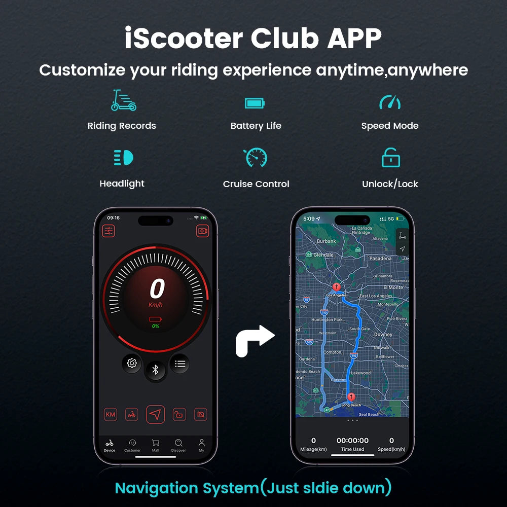 iScooter i10pro Unisex-Scooter