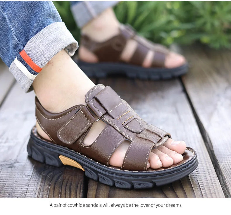 DUTRIEUX Herren-Sandalen Offen