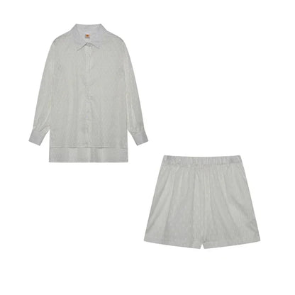 Női Suit Set Jacquard Ing