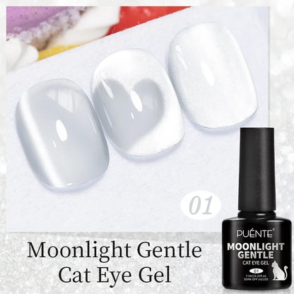 Puente Cat Eye Gel Fényes Kék