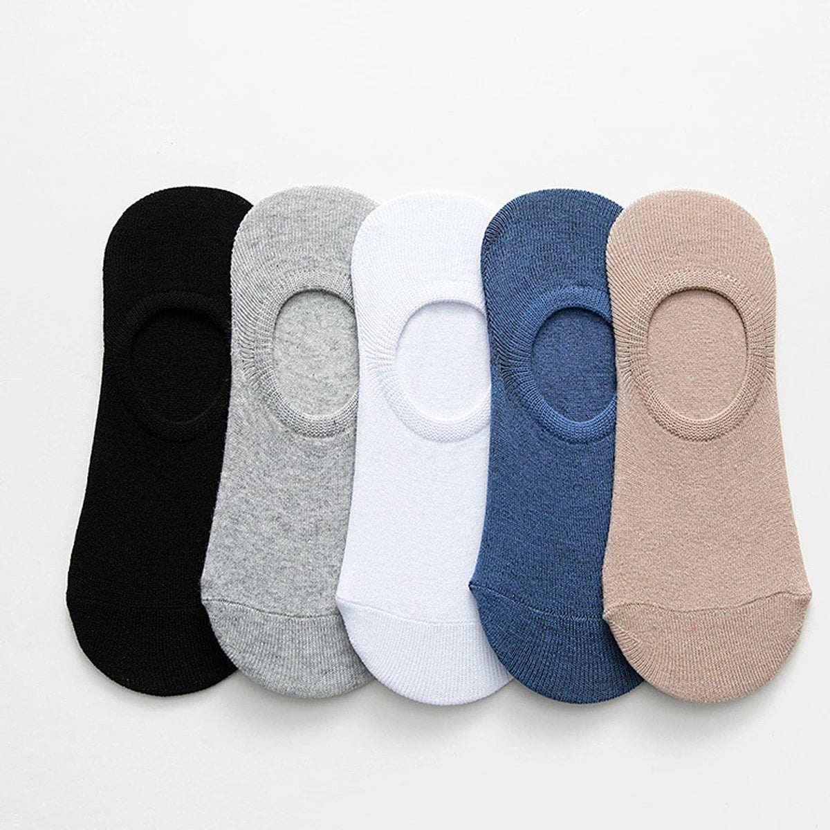 NONECN Herren-Baumwoll-Knöchelsocken, atmungsaktiv – Bequeme Sommersocken für den Alltag