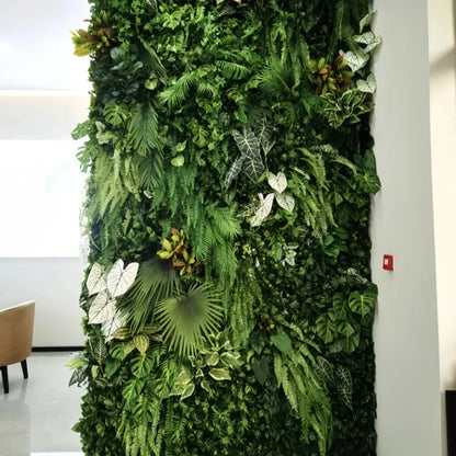 Mű Fű Fal Panel Boxwood Sövény
