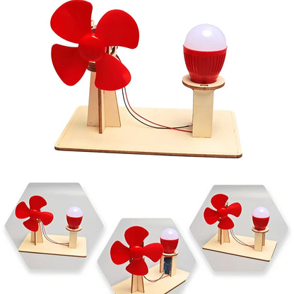 Windenergie-Kinder-Bastelmodell