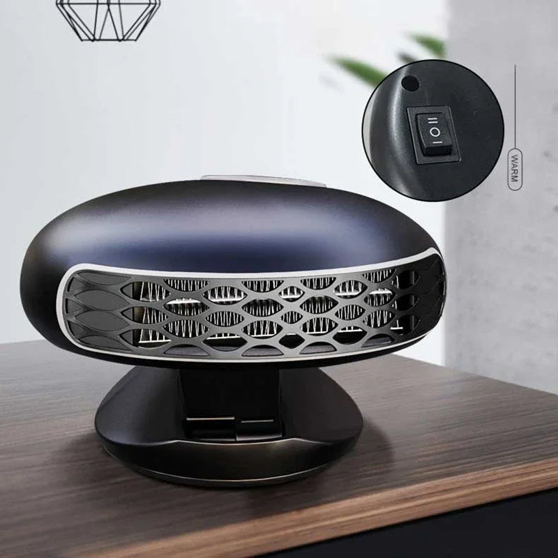 Xiaomi 12V/24V Autós Fűtő-Hűtő 2in1 - 360° Forgás, Gyors Melegítés, Összecsukható