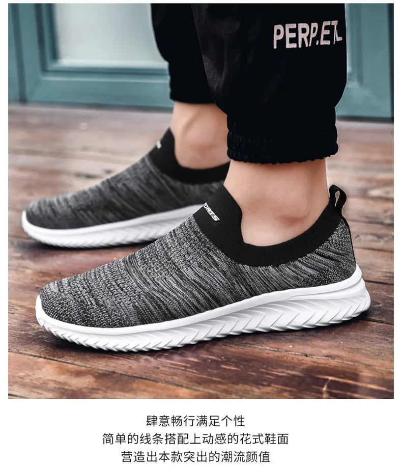 Férfi-Női Sportos Cipő - Kényelmes Slip-On Sneaker