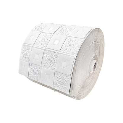 DZQ 3D Tapéta Fehér Falpanel