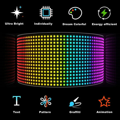 LED Mátrix Panel Bluetooth