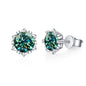 Moissanite Csavaros Fülbevaló