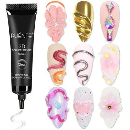 Puente Cat Eye Gel Fényes Kék